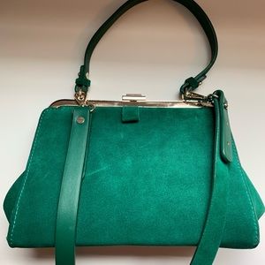 Zara Emerald Greed crossbody purse
